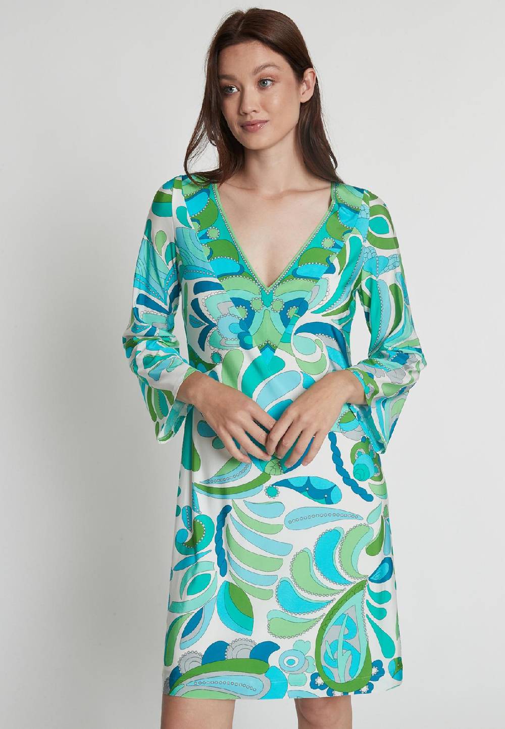 Ana Alcazar Langarmkleid Ria Auslauf