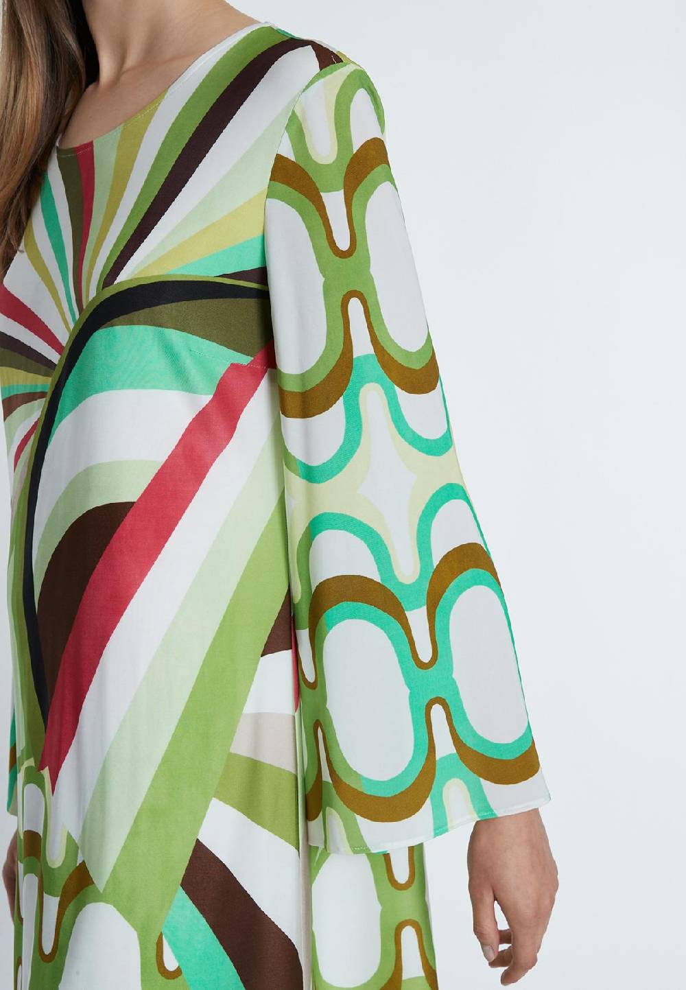 Ana Alcazar Langarmkleid Rihaba Fabrik Onlineshop