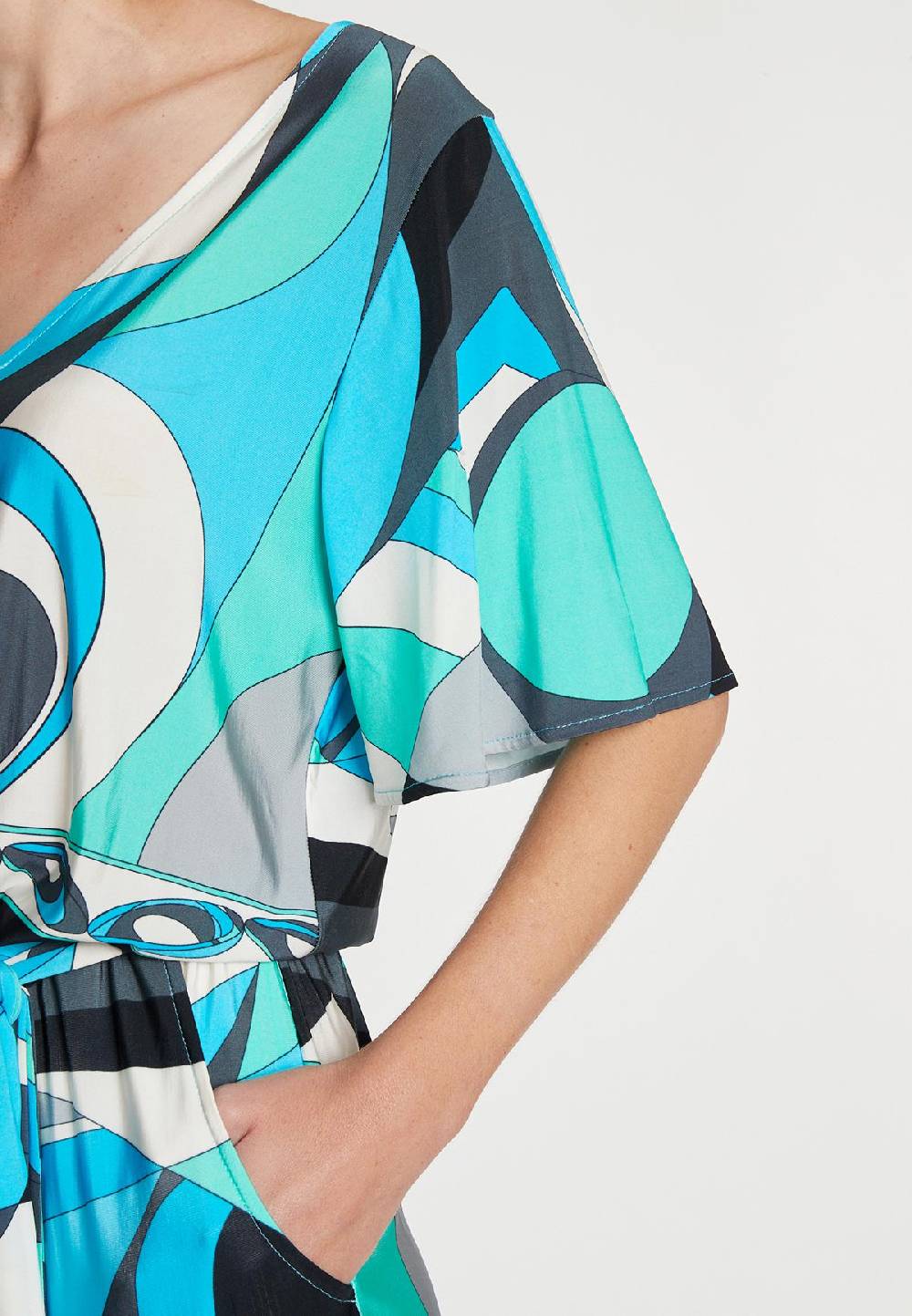 Ana Alcazar Print Jumpsuit Lotani Große Rabatte
