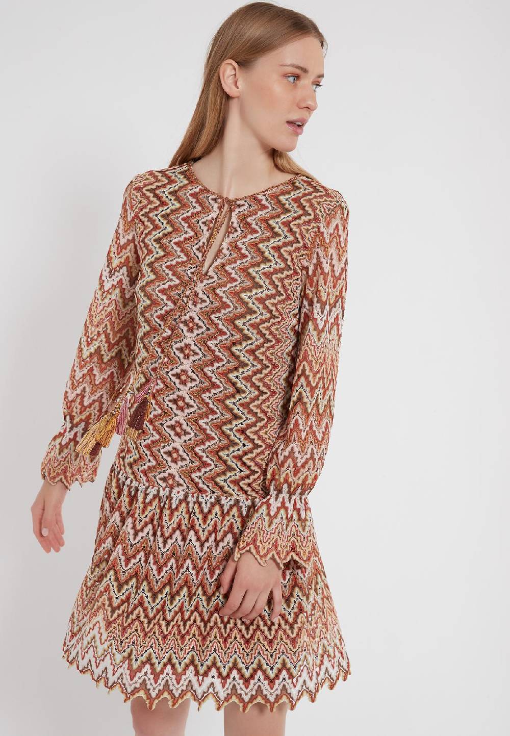 Ana Alcazar Langarm Kleid Zalta Neuheiten