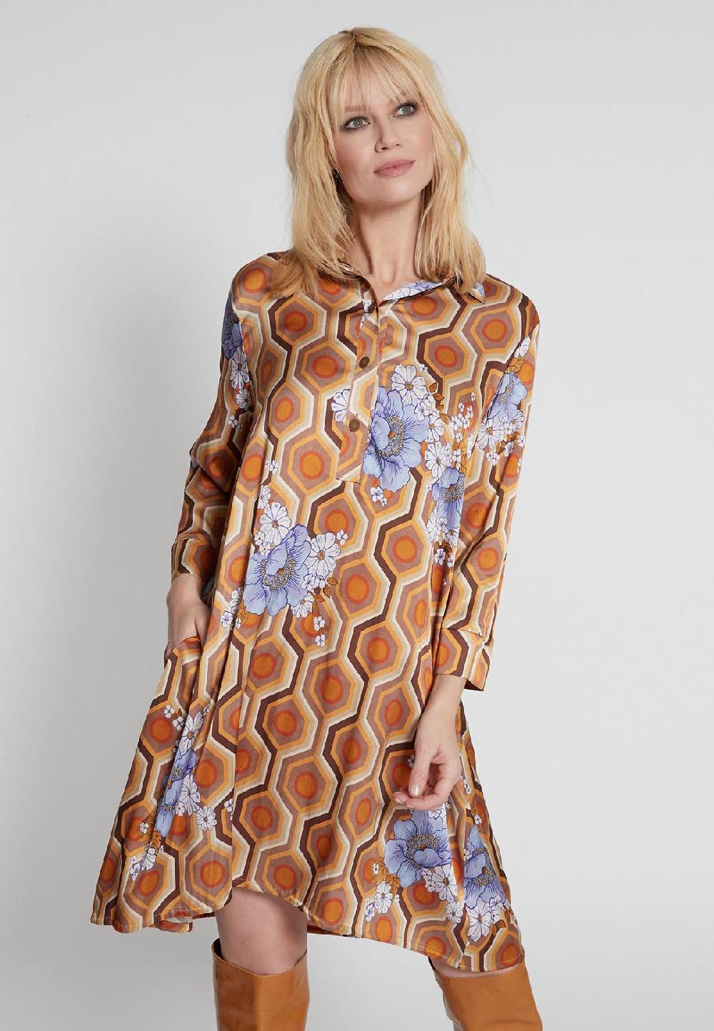Ana Alcazar Blusenkleid Hakine Meist gekauft