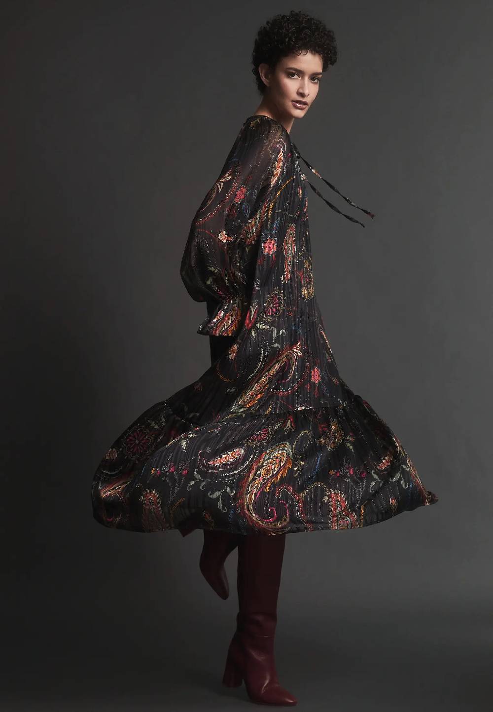 Ana Alcazar Volantkleid Habwin Großer Ausverkauf