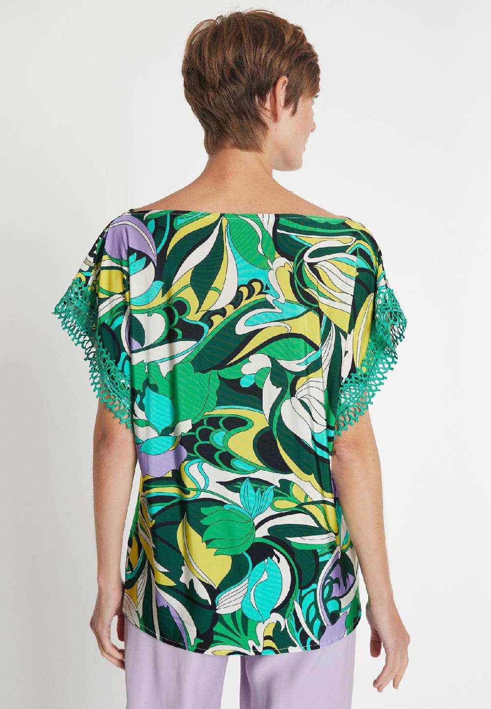 Ana Alcazar Printshirt Lorisa Sonderangebot der Fabrik