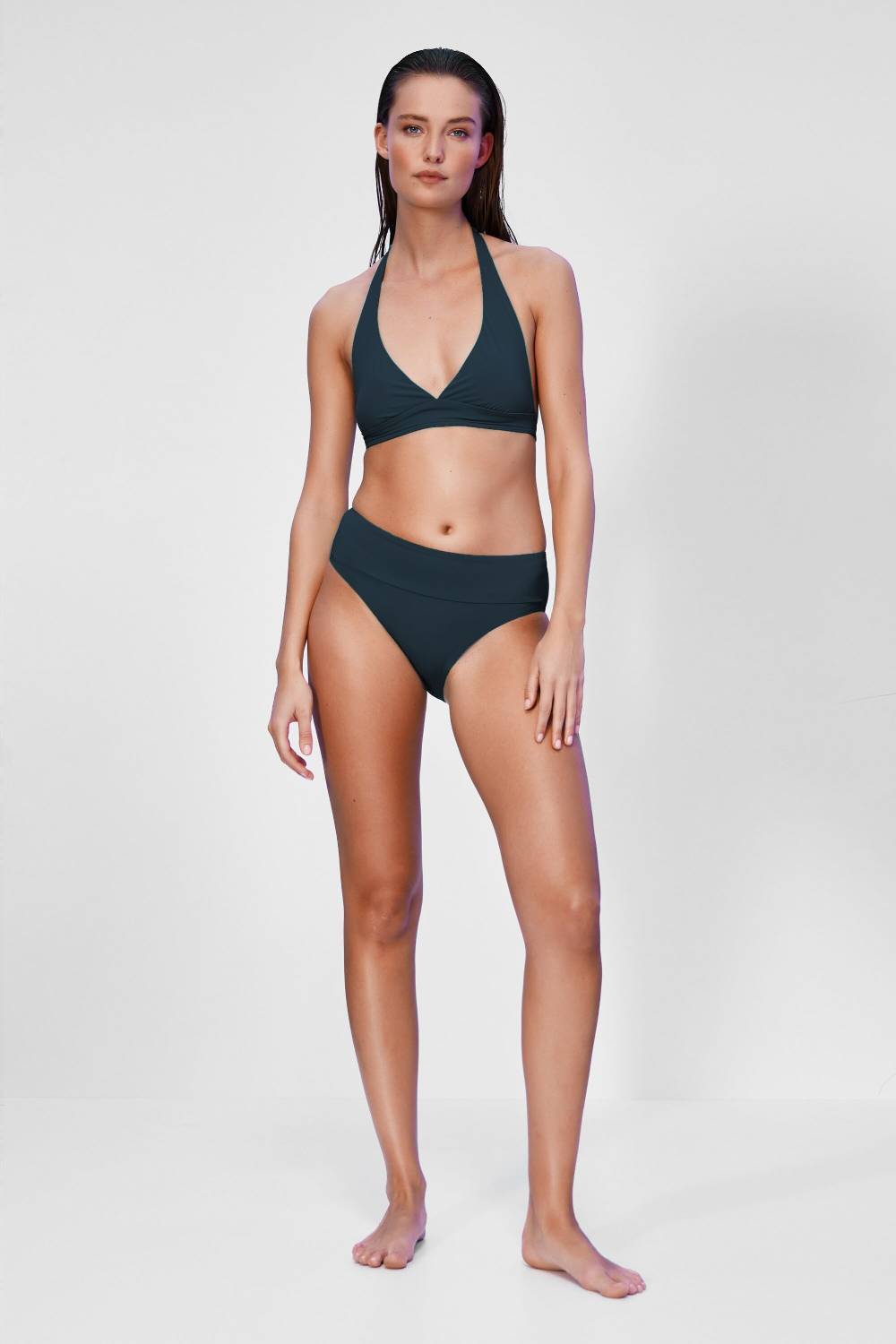 Maryan Mehlhorn HALTERNECK TOP Clearance-Verkauf