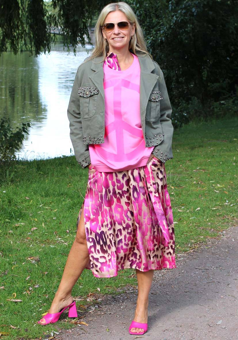 Miss Goodlife Roundneck Peace – rose Sonderangebot
