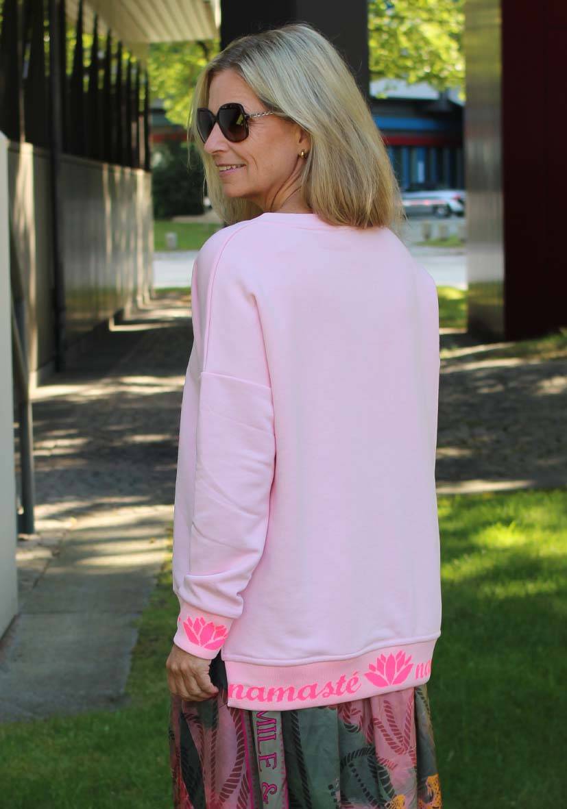 Miss Goodlife V-Neck Namasté Glitter – rose Auslauf