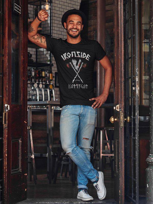 Nastrovje Potsdam Vikings Ironside Herren T-Shirt schwarz Exklusivangebot