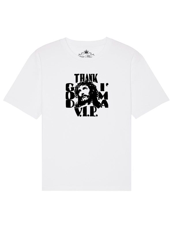 Nastrovje Potsdam Vive Maria Thank God T-Shirt male weiss Black Friday