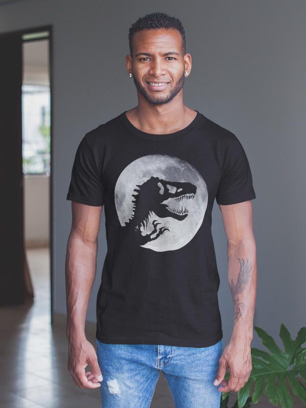 Nastrovje Potsdam Jurassic Park Moonlight Herren T-Shirt schwarz Muttertagsangebot