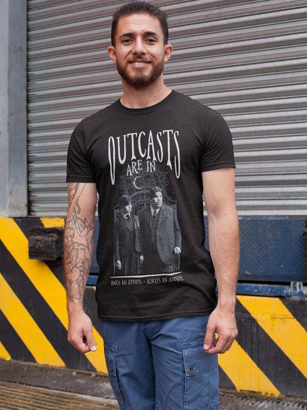 Nastrovje Potsdam Wednesday Outcasts Are In Herren T-Shirt schwarz Lagerräumung