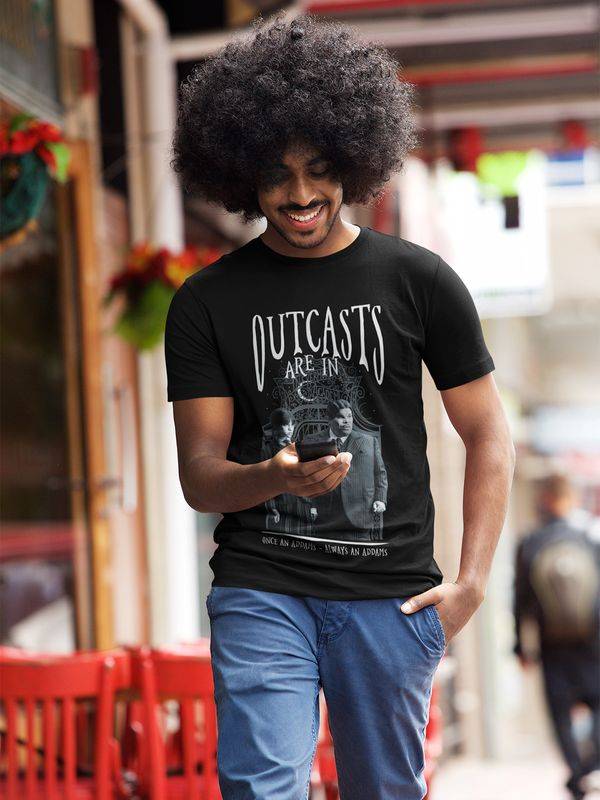 Nastrovje Potsdam Wednesday Outcasts Are In Herren T-Shirt schwarz Lagerräumung