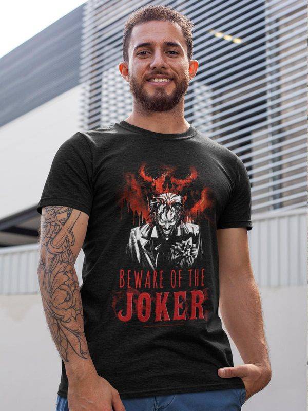 Nastrovje Potsdam Batman World Burn T Herren T-Shirt schwarz Neueste Mode