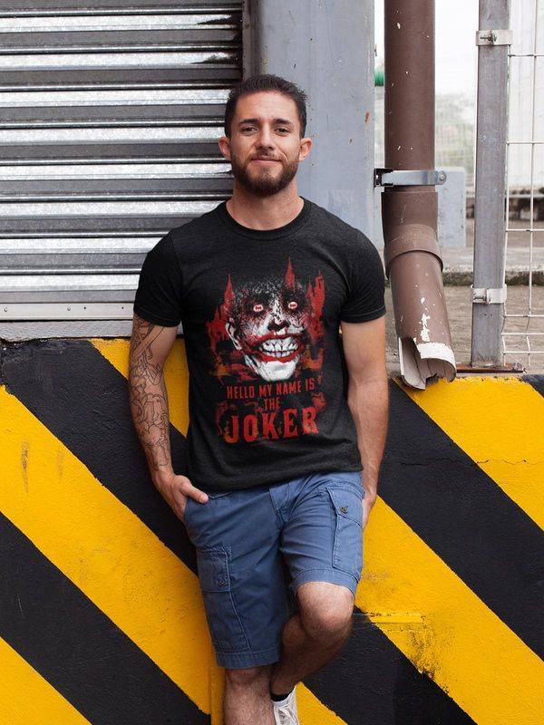 Nastrovje Potsdam Batman Burn Herren T-Shirt schwarz Online Outlet