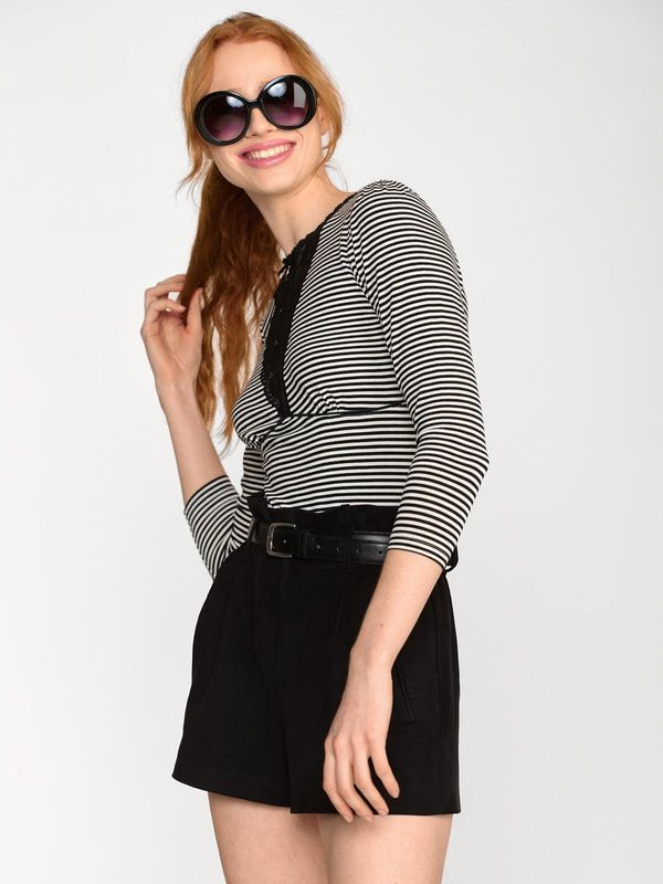 Nastrovje Potsdam Vive Maria Ahoi Summer Damen 3/4-Arm-Shirt schwarz/creme Große Rabatte