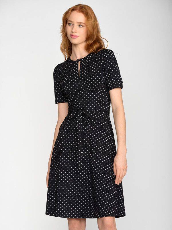 Nastrovje Potsdam Vive Maria Vintage Èmelie Damen A-Linien-Kleid schwarz allover Sonderangebote