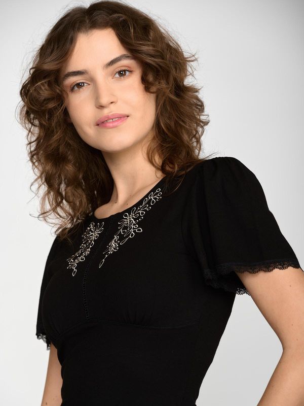 Nastrovje Potsdam Vive Maria Chez Marie Damen T-Shirt schwarz Riesige Ersparnisse