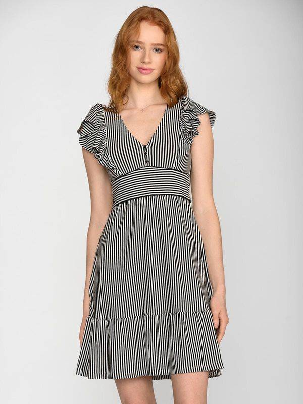 Nastrovje Potsdam Vive Maria Ahoi Summer Damen Volantkleid schwarz/weiß Letzte 2 Tage