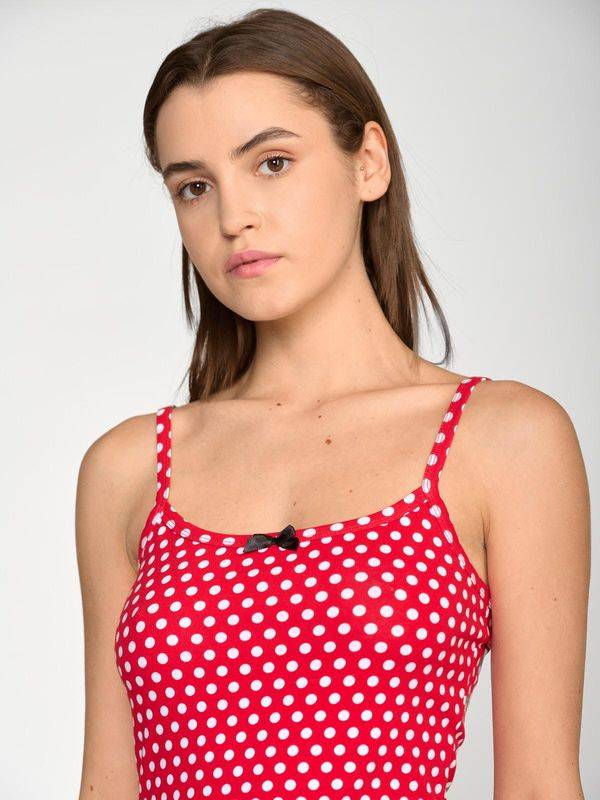 Nastrovje Potsdam Pussy Deluxe Dotties Classic Dress female rot allover Vierteljährliche Förderung
