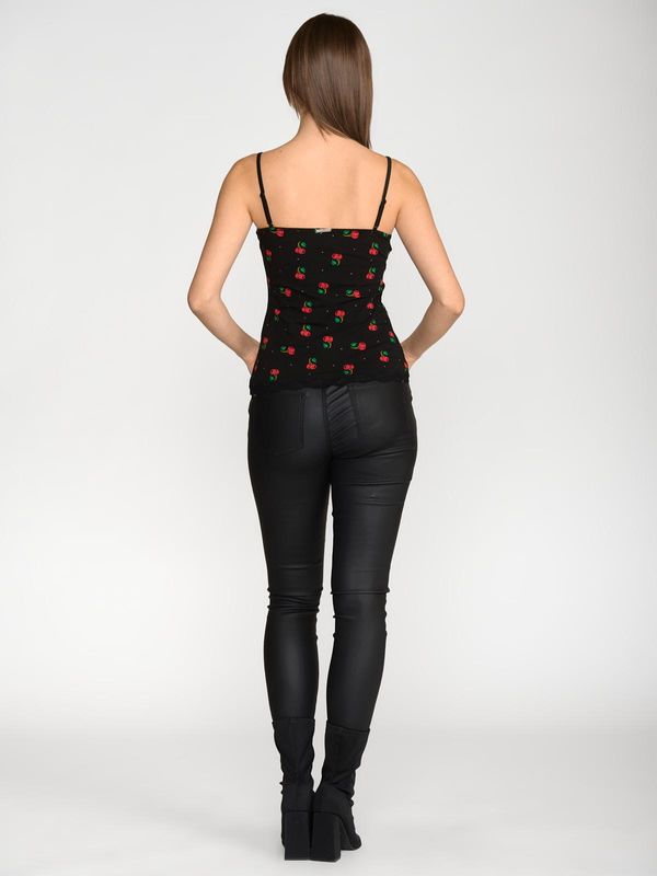 Nastrovje Potsdam Pussy Deluxe Cherries Classic Top female schwarz/allover Bis zu 55% Rabatt
