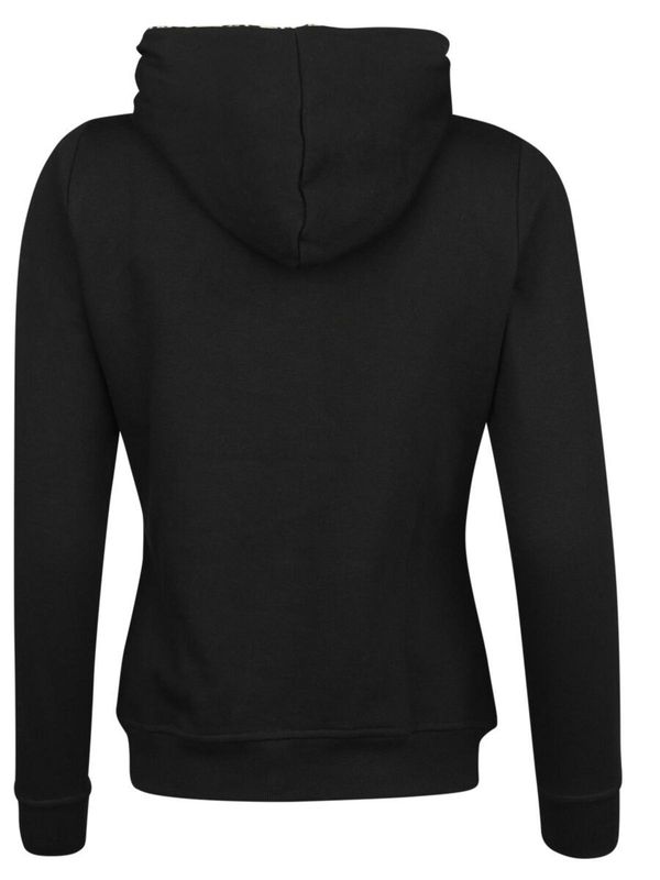 Nastrovje Potsdam Pussy Deluxe Special Leo Shawl Hoodie Damen Kapuzenpullover schwarz/allover Fabrikladen