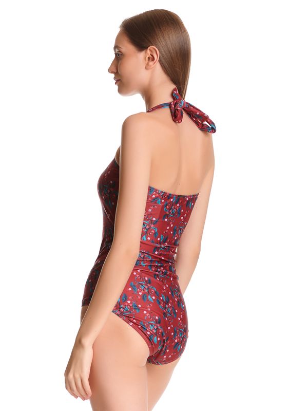 Nastrovje Potsdam Pussy Deluxe Wild Cherry Damen Badeanzug rot allover 50% Rabatt für begrenzte Zeit