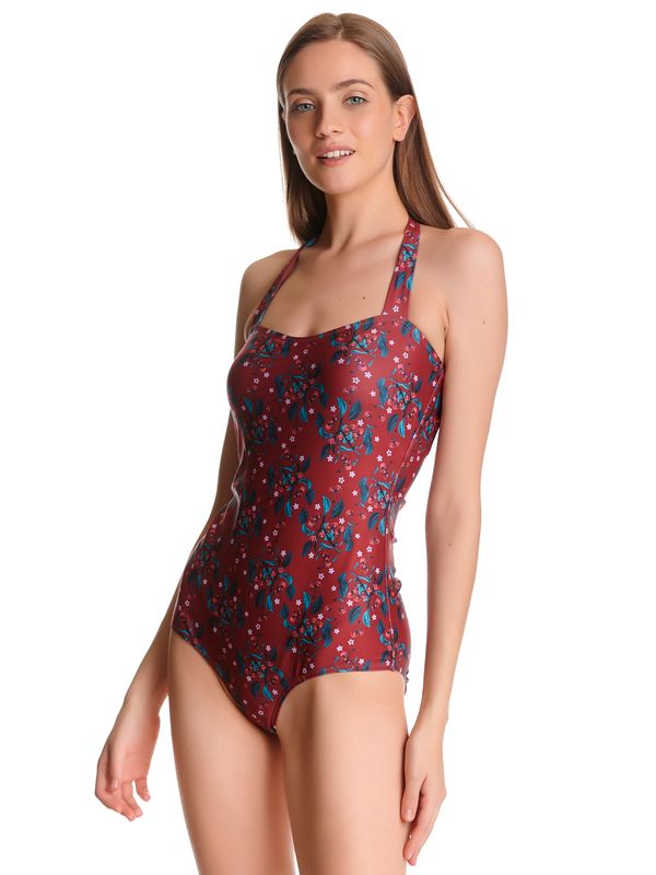 Nastrovje Potsdam Pussy Deluxe Wild Cherry Damen Badeanzug rot allover 50% Rabatt für begrenzte Zeit