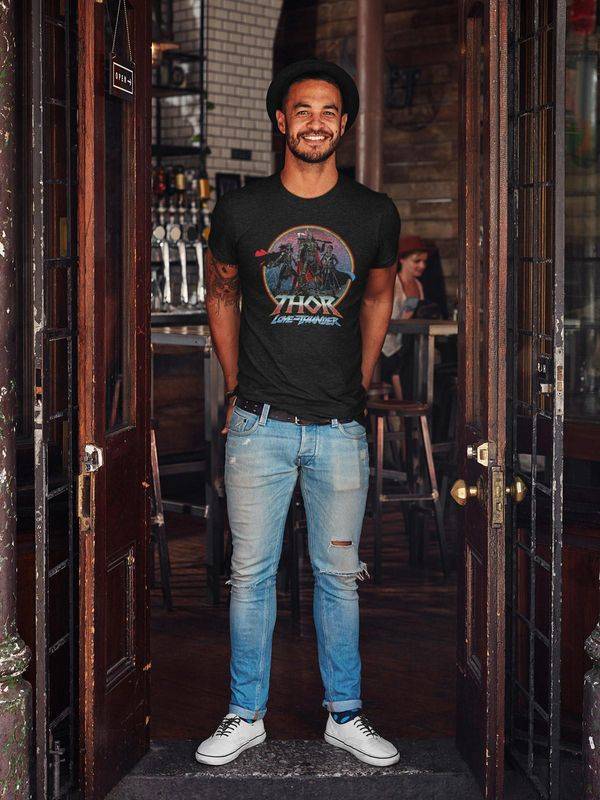 Nastrovje Potsdam Thor Heros Logo Herren T-Shirt schwarz Fabrikverkauf