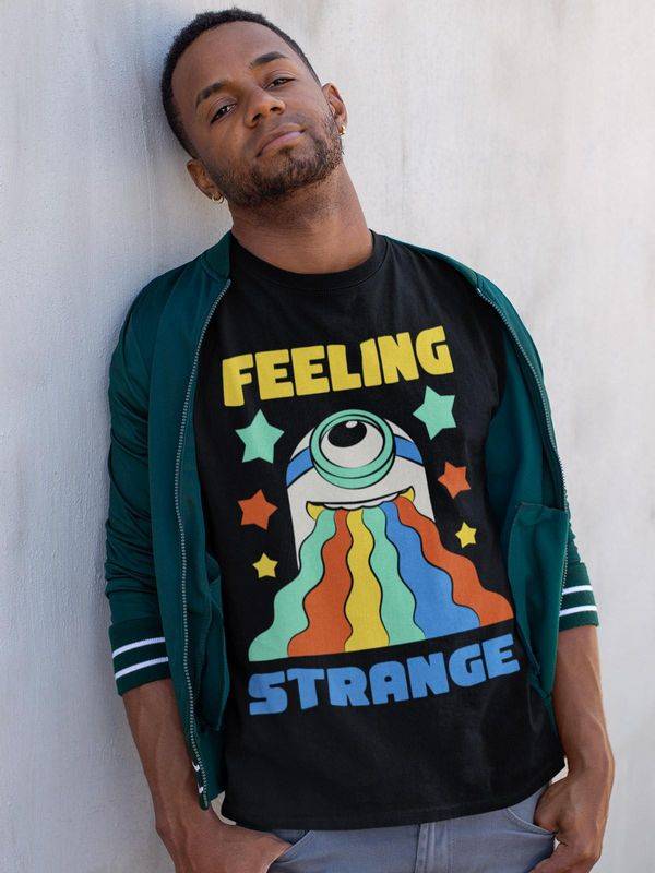 Nastrovje Potsdam Minions Feeling Strange Herren T-Shirt schwarz Fabrik Onlineshop
