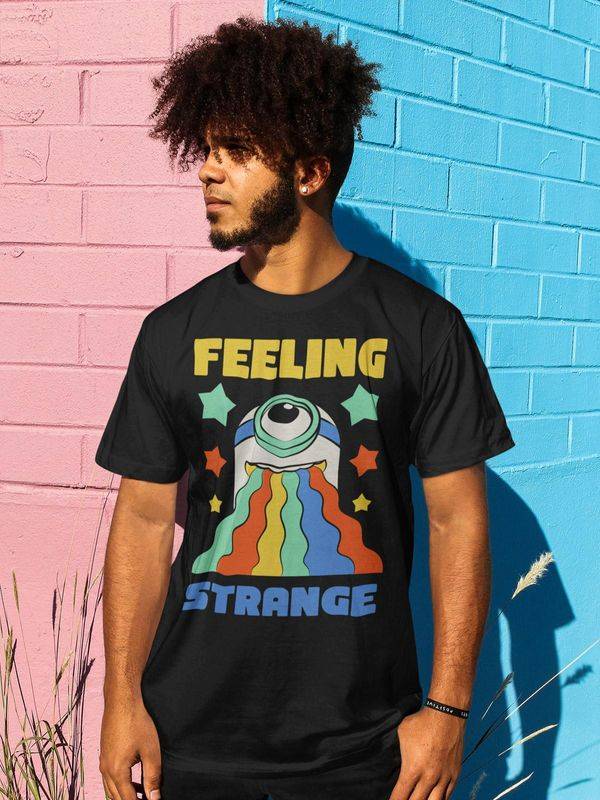 Nastrovje Potsdam Minions Feeling Strange Herren T-Shirt schwarz Fabrik Onlineshop