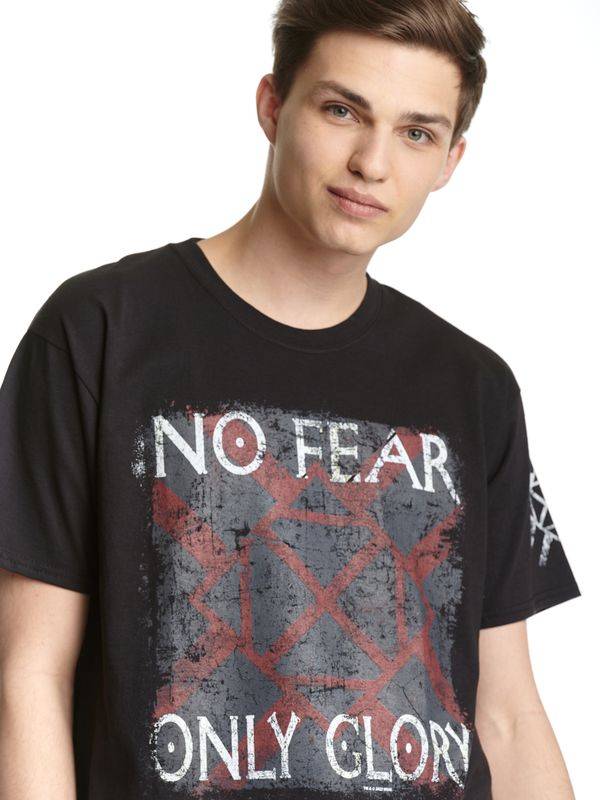 Nastrovje Potsdam Vikings Valhalla No fear only glory Herren T-Shirt schwarz Versandkostenfrei