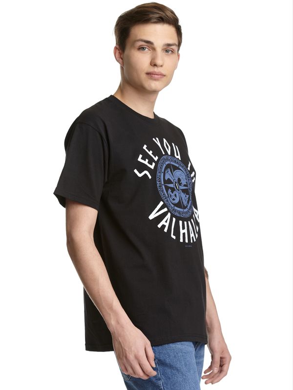 Nastrovje Potsdam Vikings Valhalla See you in Valhalla Herren T-Shirt schwarz Flash Sale