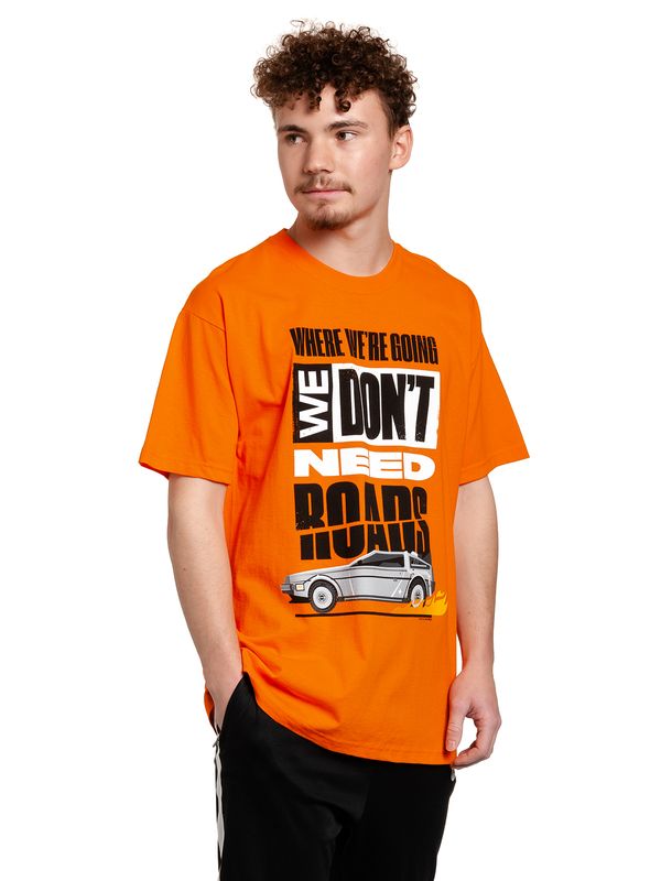 Nastrovje Potsdam Back To The Future We Don&#039;t Need Herren T-Shirt orange Preisnachlass