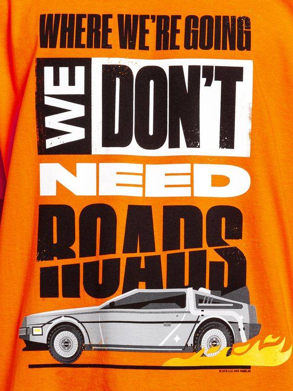 Nastrovje Potsdam Back To The Future We Don&#039;t Need Herren T-Shirt orange Preisnachlass