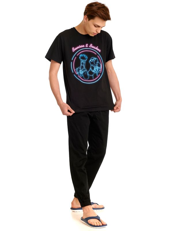 Nastrovje Potsdam The Muppets Bunsen & Beaker Herren T-Shirt schwarz Saisonschlussverkauf