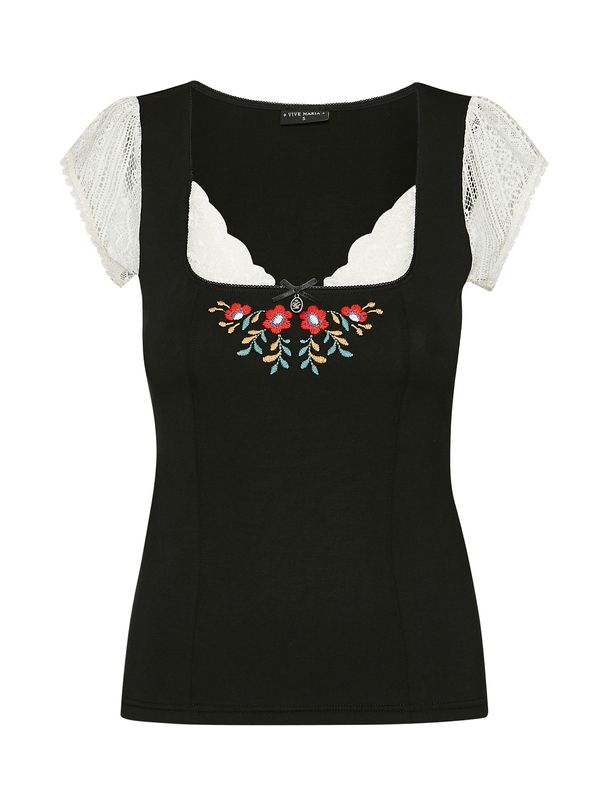 Nastrovje Potsdam Vive Maria Meadow Kiss Damen Spitzentop schwarz/creme Top Angebot