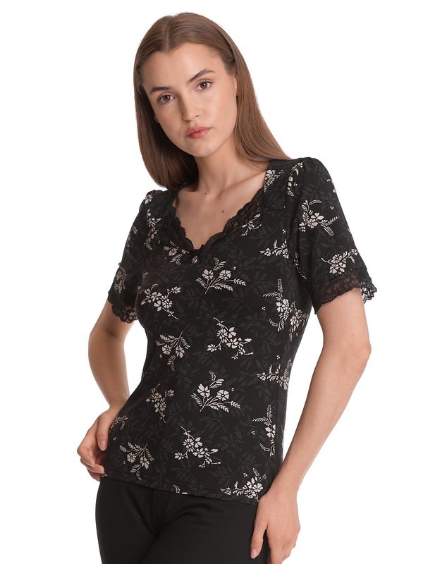 Nastrovje Potsdam Vive Maria Reverie Lace Damen Spitzenshirt schwarz allover Kauf eins, bekomm eins gratis