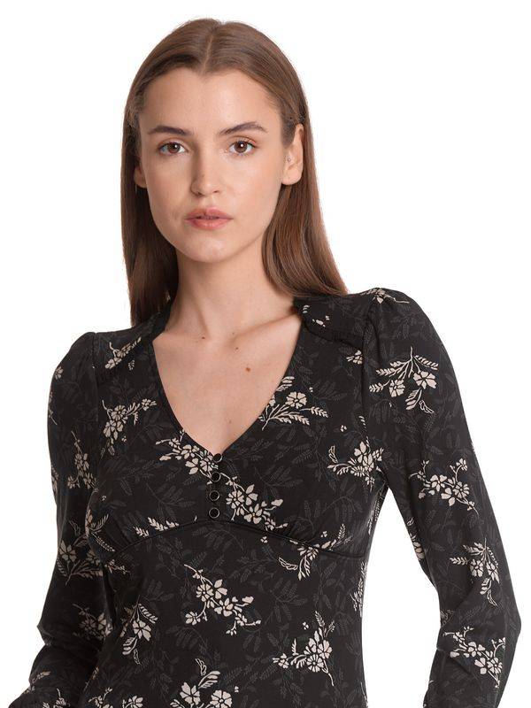 Nastrovje Potsdam Vive Maria Reverie Damen Langarmshirt schwarz allover Tägliche Deals