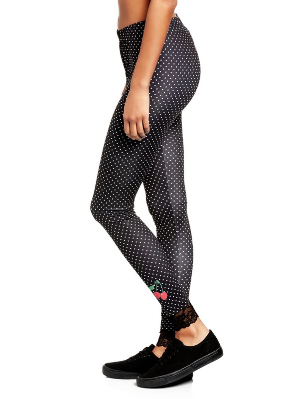 Nastrovje Potsdam Pussy Deluxe Dotties Damen Leggings schwarz allover Super Sparpreis