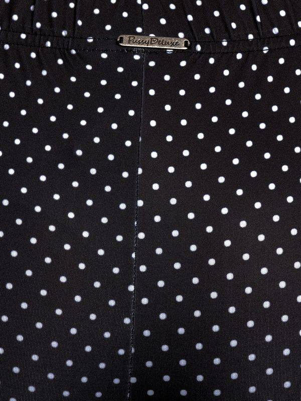 Nastrovje Potsdam Pussy Deluxe Dotties Damen Leggings schwarz allover Super Sparpreis