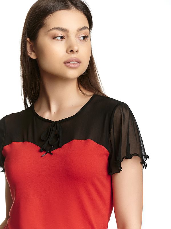 Nastrovje Potsdam Pussy Deluxe Red Lovley Chic Damen T-Shirt rot Begrenzte Freigabe
