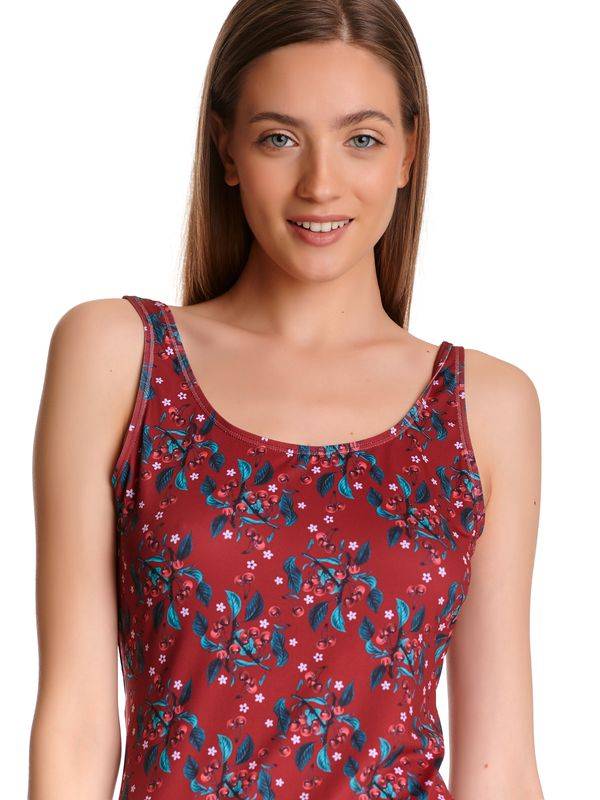 Nastrovje Potsdam Pussy Deluxe Wild Cherry Damen Strandkleid rot allover Letzte 3 Tage