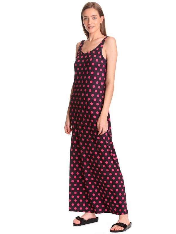 Nastrovje Potsdam Pussy Deluxe Classic Pink Dotties Damen Strandkleid schwarz allover Letzte 2 Tage