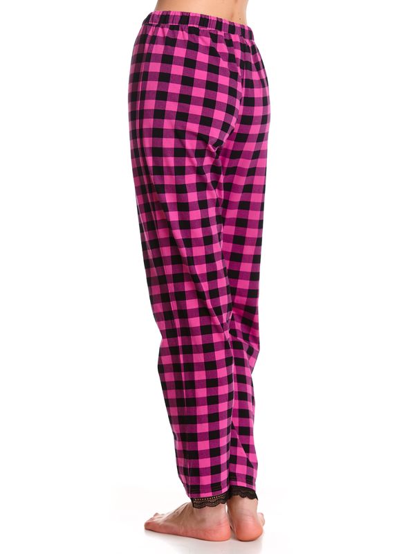 Nastrovje Potsdam Pussy Deluxe Pink Checkered Damen Schlafhose schwarz/lightpink Letzter Tag