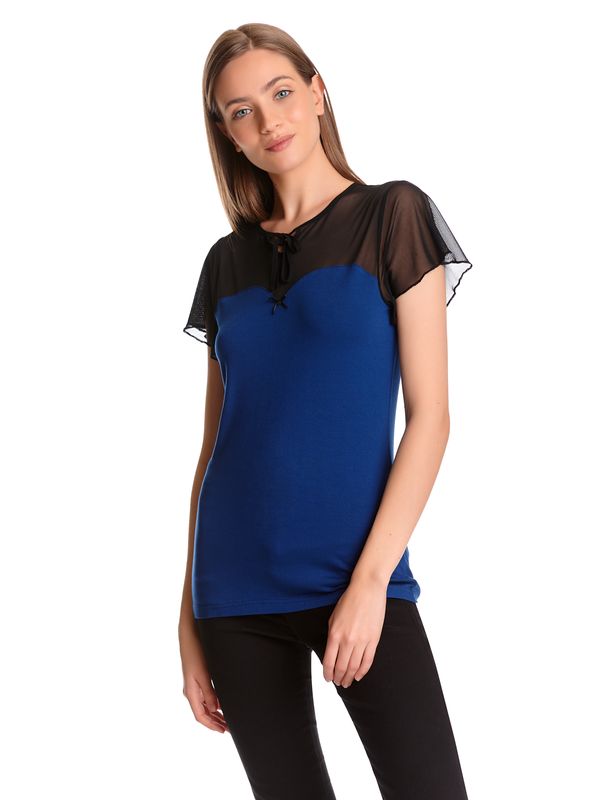 Nastrovje Potsdam Pussy Deluxe Blue Lovely Chic Damen T-Shirt blau Bis zu 50% Rabatt