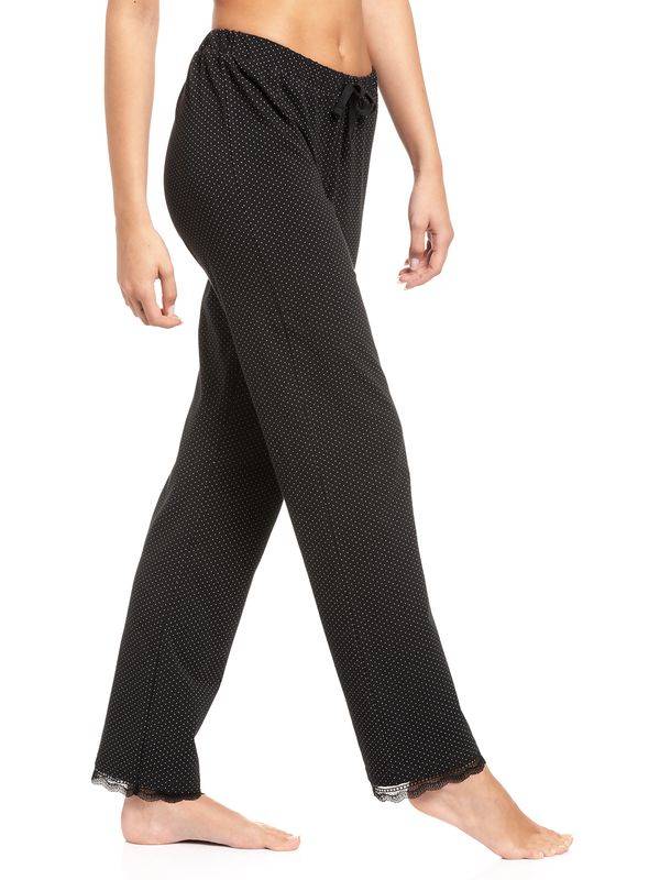 Nastrovje Potsdam Pussy Deluxe Dotties Damen Schlafhose schwarz allover Nur für heute