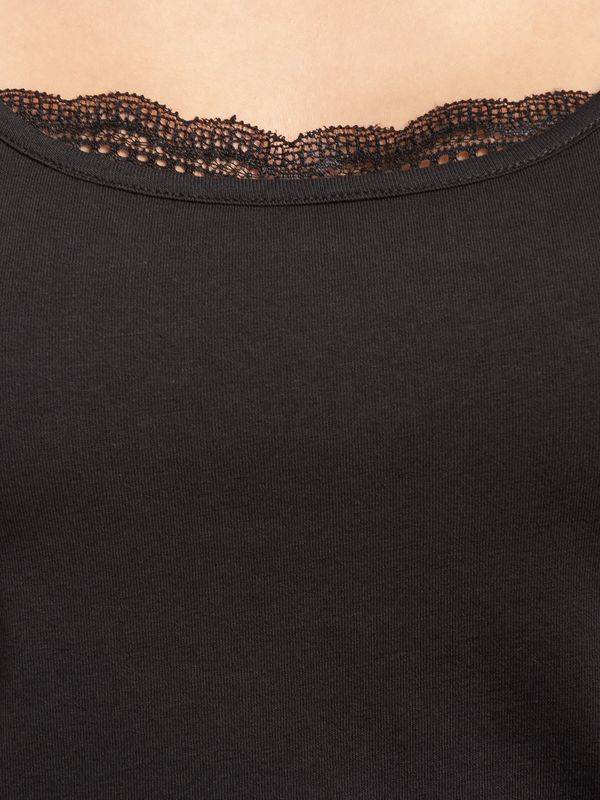 Nastrovje Potsdam Pussy Deluxe Dotties Damen Pyjama schwarz allover Sonderangebot der Fabrik