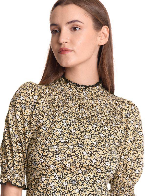Nastrovje Potsdam Vive Maria Golden Day Smoke Damen Blusenshirt dunkelgelb allover Versandkostenfrei