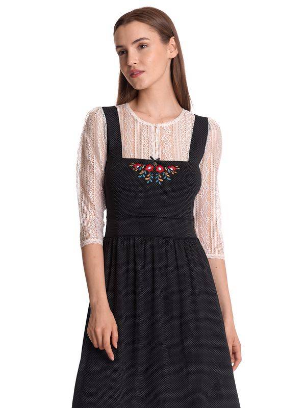 Nastrovje Potsdam Vive Maria Meadow Girl Damen A-Linien-Kleid creme/schwarz Begrenztes Angebot