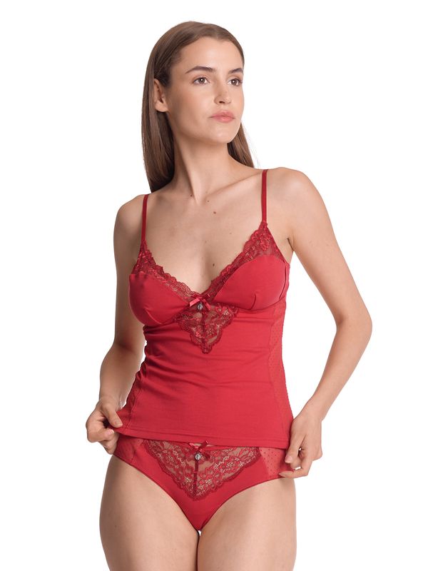 Nastrovje Potsdam Vive Maria Red Boudoir Damen Wäscheset: Top mit Panty rot Cyber Monday