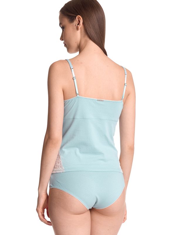 Nastrovje Potsdam Vive Maria My Nostalgia Damen Wäscheset: Top mit Panty blau Lagerräumung